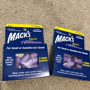 Macks slim fit sof foam earplugs snore blocker